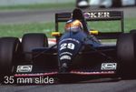 KARL WENDLINGER SAUBER SAN MARINO GP F1 35MM SLIDE 1994 ICN FOTO SENNA TRAGEDY
