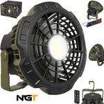 NGT XL Fan Bivvy Light Powerbank USB Rechargeable 3 in 1 Carp Fishing Camping