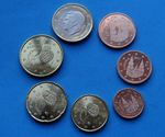 SPAIN 🇪🇸 Euro coin set * 1 Euro  1 cent UNC coins * 7 EUROPE € ESPANA coin set