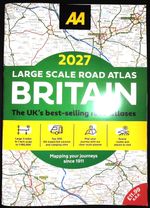 AA ROAD ATLAS BRITAIN 2027 MAP - 3 MILES TO 1 INCH LARGE - BRAND NEW FOR 2026