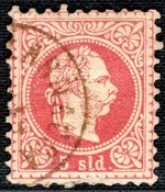 CYPRUS AUSTRIA PO ABROAD Stamp 5sld *LARNACA DI CIPRO* CDS Used OBLUE46