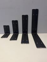 Mild Steel 90* Heavy Duty Industrial L-Shaped Mounting Shelf Bracket UK MADE