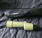 Opticron HR.60 60mm Straight Spotting Scope 22x Compact Green/Black w/ Case