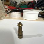Small brass davis lamp replica