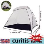 Portable Paint Tent Large Spray Shelter Paint Booth For Diy Projects 8.5*6*5.5ft