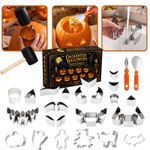 Halloween Pumpkin Carving Kit 33PCS Molds Tools Set Maker Lantern