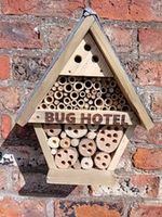Bee & Bug Hotel Handmade With Slate And Lead Roof
