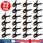 22Pcs Large Spring Clamps Set Heavy Duty Market Tarpaulin Quick Grip Clips