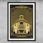 Music Art Print The London Astoria 'Gold' A3 Signed Limited Edition of 50