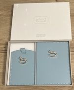 Mamas And Papas Baby Blue Passport And Luggage Set Tag
