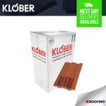 10 x Klober 15 x 9 Vent Tile, Antique Red (Box of 10)