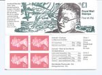 GB QEII 1995 FH39 DB14(43) £1 folded booklet End of WW2 4 - McIndoe Complete