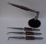 Third Hand Base Vice Set 4 Tweezers for Soldering Assembly Jewellery