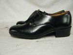 Womans Girls Black Leather Parade Shoes British Army / RAF / Cadet  All Size