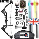 70lbs Adjustable Archery Compound Bow 320FPS Hunting Shooting Target Practice