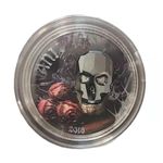 VANIDAD Crystal Skull 1 Oz Silver Coin 1000 Francs Equatorial Guinea 2018