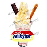 Milkybar Flake Ice Cream Sundae Sticker Decals KBG Whippy Van (Choose Size)