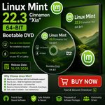 Linux Mint 22.3 Cinnamon 64-Bit on a Bootable DVD