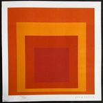 Josef Albers Lithograph COA Original Numbered Signed Stamp (Paul Klee)