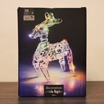 20 LED Reindeer String Light 20cm Multicoloured Timer Indoor Christmas
