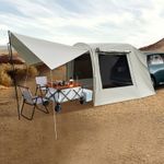 Portable Car Tent Attachment For Camping Waterproof Car Awning Outdoor Tent New