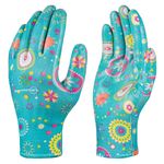 Benchmark Expression Ladies Comfortable Latex Grip Safety Work Gardening Glove