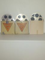 9.5mm FILMS 3 x MICKEY MOUSE OUT WEST/ MICKEY'S ROBOT/ MICKEY FISHING AROUND