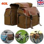 40L Large Capacity Bike Double Pannier Bags Rear Rack Bag for Commuting& Touring