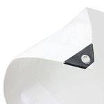 1 x White Tarpaulin Heavy Duty 200gsm 4.5m x 6.0m (20ft x 15ft)