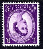 3d Deep Violet 1CB SG615eWi Spec 79b Inverted Crowns Watermark  Unmounted Mint
