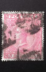 Queen Victoria GB 5/ Blued Paper SG.130 Pl.4 Used Well Centered Good Perf. G