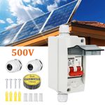 DC12-500V 32/63A PV Disconnect Box Circuit Breaker Solar System Isolator Switch
