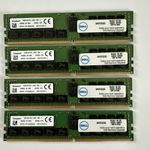 Dell 128GB (4x32GB) DDR4 ECC REG RAM PC4-19200 2400T 2Rx4 SNPCPC7GC