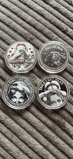 Novelty Coin Set of 4 "Tails I Get Head" / "Heads I Get Tails" Design