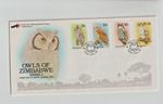 Zimbabwe 1993 Owls of Zimbabwe per scan with insert