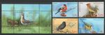 Moldova 2015 Birds 4 MNH stamps + Block
