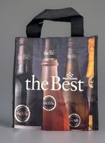 Morrisons 6 bottles wine spirit carrier bag THE Best design