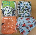 Little Bloom Reusable Cloth Nappy Bundle With Over Nappy Frill Pants SK1 BB 06