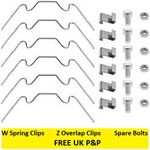 GREENHOUSE Spare Parts W and Z Glazing Clips Bolts & Nuts Glass Overlap Spring 