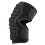 Elbow Pads with Straps Impact-Resistant Elbow Protector with Cushion for Skaters