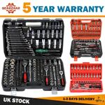 46/53/94/216X Socket Set 1/2" 1/4'' 3/8" Ratchet Screwdriver Car Repair Tool Kit