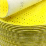 Hook and Loop Sanding Discs 225mm Multi Hole Yellow Ceiling Sander Drywall Giraffe