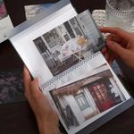 40 Sheets Postcard Storage Book Portable Photo Album Cards Holder Home Use