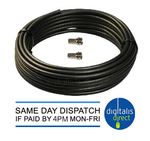 20m RG6 Sky Satellite / Freesat / Virgin TV Coaxial Cable 20 metres Coax Wire
