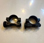 Sako vintage low scope rings for 1” tube scopes.