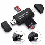 SD Card Reader USB | Micro SD to USB Adapter | USB-C Micro USB OTG Laptop Phone