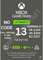 Xbox Game Pass Ultimate 13 Months 🌍 Global | Gold + EA Play | 0-2 Hour Delivery