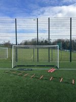 Nexus Sports Portable 12x6 Football Goal Training Bundle