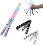 New Metal Butterfly Trainer Dull Steel Sports Practice Training Tool