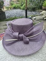 Jacques Vert lilac wedding hat.